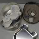 Wireless Cat Water Fountain Stainless Steel, 152oz/4.5L Cat Fountain Battery Operated, Cordless Pet Water Fountain for Cats & Dogs with Motion Sensor, Ultra Quiet Pump, 6 Filters