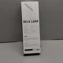 SUPERDANNY Eye-Caring LED Desk Lamp 360 Flexible Gooseneck Work Lamp with Desk Side Clamp Touch Control 3 Light Colors Smooth Dimming Task Lighting Reading Light for Home Office College Dorm, Black