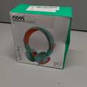 noot products Kids Headphones K11 Foldable Stereo Tangle-Free 5ft Long Cord 3.5mm Jack Plug in Wired On-Ear Headset for iPad/Amazon Kindle,Fire/Boys/Girls/School/Tablet/Laptop(Mint/Coral)