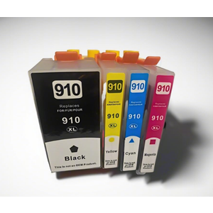 Upgraded 910XL Ink Cartridges - Replacement for HP 910 Ink Cartridges Combo Pack