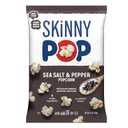 SkinnyPop Popcorn, Sea Salt & Pepper, Whole Grain, Dairy-Free Snack, 4.4oz Bags (12ct), BBD 09 26 2026 
