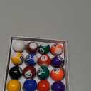 16PCS Mini Billiard Balls Set, 2.5cm/0.98inch Mini Pool Ball Set, Resin Children Billiard Ball, for Recreation Games (Not Suitable for Adults)