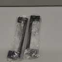 Cabinet Pulls Matte Black Cabinet Handles Square Drawer Pulls, 2 Pack 5 Inch 128mm Hole Centers Stainless Steel Kitchen Door Cupboard Cabinet Handles, Drawer Hardware Handles