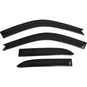 Window Visor Compatible with 2001-2005 Lexus Is300 4 Door, Slim Style Acrylic Smoke Tinted Sun Rain Wind Guards Shield Vent by IKON MOTORSPORTS, 2002 2003 2004