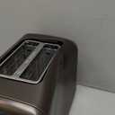 SEEDEEM Toaster 2 Slice, Touch Control Stainless Toaster LCD Display, 50% Faster Heating Speed, 1.4'' Wide Slots, More Timer Functions, Removable Crumb Tray, 1350W, Dark Chocolate