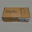 RIOVO Adjustable 30 to 55 Degree Doorbell Angle Mount Compatible with Ring/Blink Video Doorbell/Battery Doorbell, Replacement Angle Adjustment Adapter Mounting Bracket Wedge Kit (Black)