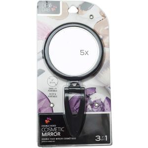 Jacent Dib & Dab 3-in-1, Double Sided 5X Magnification Face Mirror, 3 Inch Diameter - 1 Pack