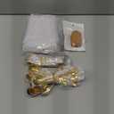 Dandat 50 Sets Tea Spoon Party Favors Gold Tea Spoons Bulk for Guest Include Mini Leaf Dessert Teaspoon Stainless Steel with Thank You Labels Organza Bags for Bridal Shower Party Wedding Souvenir Gift