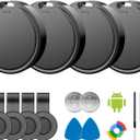 Air Tags for Android,Air Tags-4 Pack Android,Android Tracker Tags with 4 Case,2 Year Battery Life,Google Find Trackers for Google'S Find Hub App,IP65 Waterproof Luggage Tracker Android for Keys