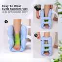 Adjustable Heel Protector Cushion for Elderly Bedridden, Pressure Relief Heel Boot for Bedsore Prevention, Foot Support Pillow for Surgery Recovery, Heel Pressure & Deep Tissue Injury Healing Therapy, 1 Piece