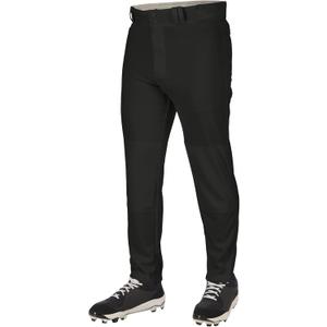 Champro Mens Triple Crown 2.0 Tapered Bottom Baseball Pants (Large, Black)