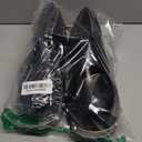 Men's Leather Platform Oxfords Fashion Goth Punk Motorcycle Shoes with Metal, Black, Size 10