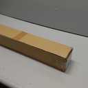 LazBlinds No Tools No Drill Cordless Bamboo Roman Shades, Light Filtering Window Treatment, Roll Up Bamboo Blinds for Windows 34'' W x 64'' H, Brown