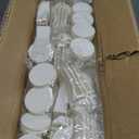 Stackable Closet Organizers and Storage 6 Cube Storage Organizer Closet Organizer for Bathroom Closet Storage for Wardrobe (11.8 x 11.8 x 11.8 Inch, White 1)