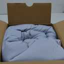 EASELAND Cooling Comforter Queen, Cold Touch Fabric Absorbs Body Heat, Double-Sided Cool Design Soft Fluffy Cooling Blanket for Night Sweats Hot Sleeper (Blue, Queen(90"x90"))