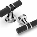 10 Pack Cabinet knurled Knobs Matte Black and Polished Chrome Kitchen Cabinet Knobs Aluminum and Zinc Alloy Drawer Pulls Solid Cabinet Hardware