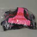 rabbitgoo Dog Harness No Pull with 2 Leash Clips, Adjustable Soft Padded, Reflective Oxford No Choke Pet Vest with Easy Control Handle for Large Dogs, Hot Pink, XL