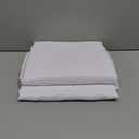 sancua 2 Pack White Tablecloth 60 x 102 Inch, Rectangle 6 Feet Table Cloth - Stain and Wrinkle Resistant Washable Polyester Table Cover for Dining Tables, Buffet Parties and Camping