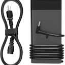 200W Charger Compatible with HP Victus 15 16 17 Omen 15 16 17 Pavilion Gaming/Envy 15 16 17 ZBook Create/Firefly/Power/Fury/Studio G11 G10 G9 G8 Laptop 4.5mm Blue Tip Power Adapter