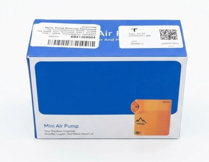 Mini Air Pump for Inflatables & Camping Light, Ultra-Fast and Mini Electric Air Pump, Inflate Deflate for Air Mattress, Pool Floats, Vacuum Storage Bags