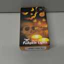 2 Pack Halloween LED pumpkin Lights with Remote and Timers Battery Operated Jack-O-Lantern Lights Bright Flickering Flameless Electric Candles for Halloween Decor Holiday Decorations Orange Color