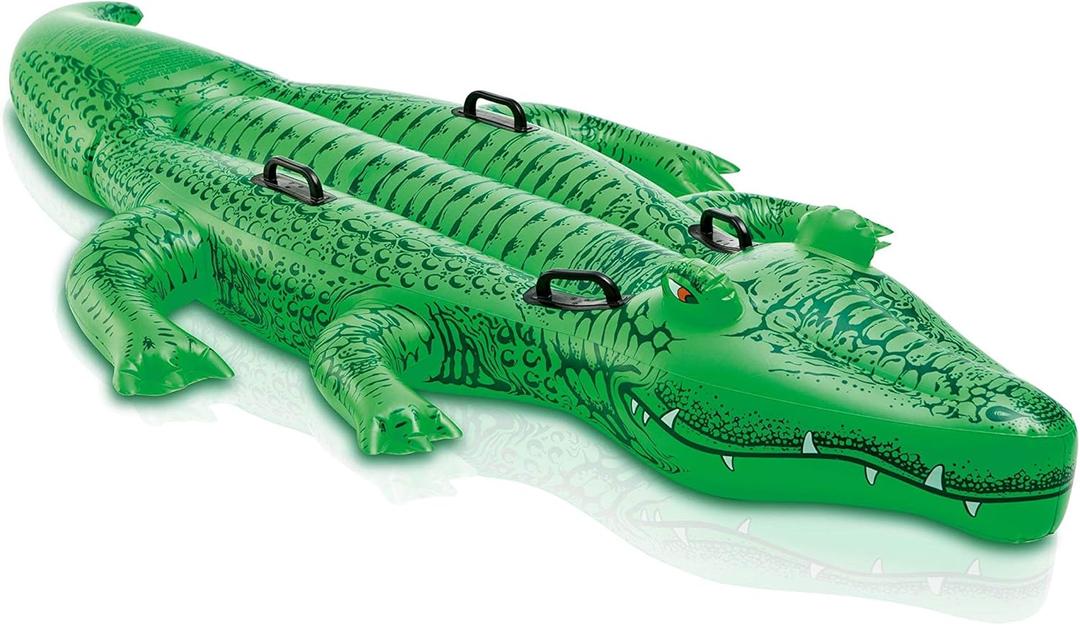 INTEX Inflatable Pool Float: Pool Toy for Kids, Gator, 80" x 45" – for Ages 3+