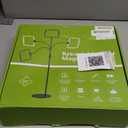 Large Floor Magnifying Glass with Light and Stand, 48-LED Lighted Adjustable Height Floor Magnifying Lamp with 360 Flexible Gooseneck, Hands Free Magnifier for Close Work Reading (10.6*7.9inch)