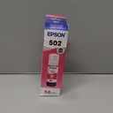 EPSON 502 EcoTank Ink Ultra-high Capacity Bottle Magenta Works with ET-2850, ET-2980, ET-2988, ET-3850, ET-3930, ET-3950, ET-4850, ET-4950 and other select EcoTank models