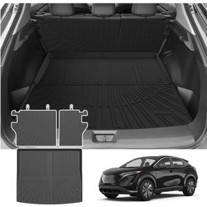 Cartist Cargo Liner for Nissan Ariya 2023 2024 2025 2026, All Weather Cargo Mats for Ariya Accessories, Heavy Duty TPE Trunk Mat, Car Accessories