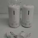 VENDFO Air Purifiers for Home, 2 Pack H13 HEPA Air Purifier for Room up to 960ft², 360° Outlet, 99.97% Particle Capture for Home,Pet,Type-C Charging, Included Adapter, VF04, White