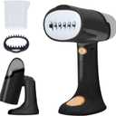 Garment Travel Steamer for Clothes Portable: Black Clothing Steamer Handheld 1500W Hand Held Mini Steamer Fabric Shirt Plancha a Vapor para Ropa Home Dorm Room Travel Essentials