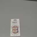 Square Press on Toenails Short Fake Toenails with Diamond Designs Brown Stick on Toenails Sliver Glitter Glue on Nails 24pcs Acrylic Rhinestone Foot False Toenails for Women and Girls Manicure24pcs