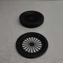 Juvale Plastic Paper Plate Holders Reusable - Black, Medium (Fits 9-Inch), Pack of 20 - Support Rings with Snap-In Grooves, Stability for Picnic & Party
