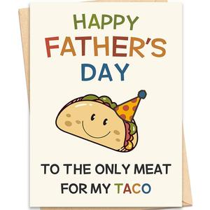 3 x fancu Funny Father's Day Card Gift for Husband from Wife, Father's Day Decorations, Husband Father's Day Card, Cute Romantic Card for Boyfriend