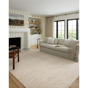 Loloi Kamala Collection KAM-05 Ivory/Natural 2'-3" x 3'-10" Accent Rug