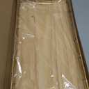 Oak Bathroom Toilet Tank Tray, 13" Wood Back of Toilet Paper Storage Tank Topper Basket, Vanity Tray for Perfume Makeup Candle Toiletry Organizer for Kitchen Coffee Table Natural Tray Decor (13" x 6.5" x 1.5")