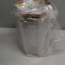 DECORKEY Ramadan Decorations for Home, 12.8H Large Hexagon Decorative Candle Lantern for Tabletop Mantel Decor, Vintage Metal Lantern Candle Holders for Indoor Outdoor Decor, EID Mubarak Gift