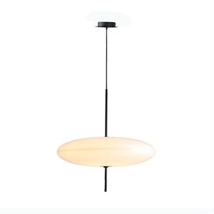 Brikey 19.7'' Nordic Acrylic Pendant Light, 5-Light Hanging Ceiling Lamp Chandelier for Dining Room Kitchen Island(White)