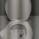 Bemis 730SLEC Slow Close Toilet Seat, Easy Clean Hinges and Durable Plastic Seat, Made in USA, Round, White