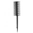 Semme Highlighting Comb, Double-Sided, Dyed Hair Comb for DIY Hair Salon Bath, Black