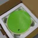 Ceramic Slow Feeder Bowl, Elevated CAT & Dog Slow Feeder, Wide-Mouth, PAW Design, Stylish Design, for Fast Eaters, Non Slip, Pets, Small & Medium Sized Breeds, (Green)