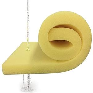 AK TRADING CO. DryFast Foam All-Weather Outdoor Cushion Replacement, Ultra Durable Cushion Foam for Outdoor Seat Cushion & Patio Furniture Chair Cushion - 1" Thick x 24" Wide x 24" Long