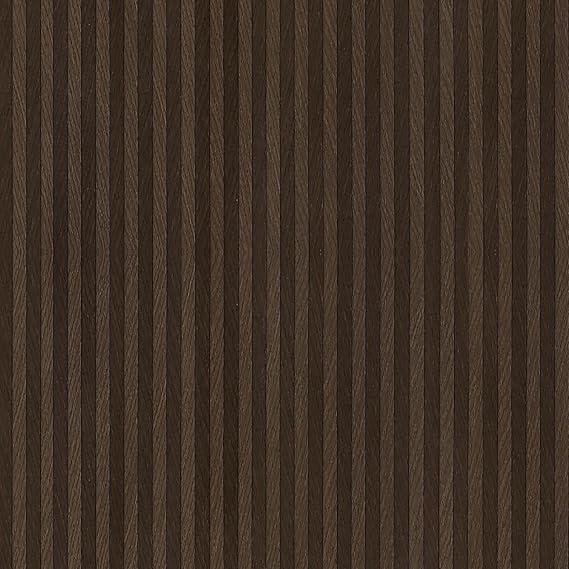 Striped Wood Contact Paper Peel and Stick Waterproof Dark Brown Wood Wallpaper for Cabinets Walls Countertop 15.7''x118'' Adhesive Removable Wood Wall Paper Roll for Table Furniture Drawers