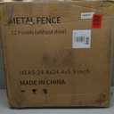 INJOPEXI Garden Fence 12 Panels 23.6ft (L)24in (H) Decorative Garden Fences with 12 Panels Rustproof Wire No Dig Animal Barrier Fencing Dog Fence for Yard Outdoor Patio - Without Fence Gate