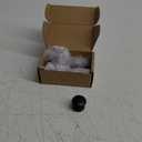 homdiy 5 Pack Black Cabinet Knobs Round Drawer Knob for Kitchen Cabinets Dresser Matte Black Drawers Pulls Zinc Hardware Handle