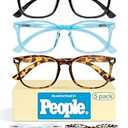 CCVOO 2.5 Reading Glasses for Women, Eye Glasses, Blue Light Readers, Cheaters