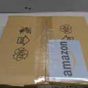 PATIKIL Drum Lamp Shades, 12"x12"x8" Linen Lamp Shade Easy Assembly Lampshade for Table Lamps Floor Lamps Pendant Lights, Gray