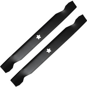 (2 Pack) Replacement High Lift Lawn Mower Blades for Craftsman Husqvarna Poulan 127843 138498 138971 532127843 532138498 532138971, Fits Craftsman LT1000 DYT4000, Husqvarna YTH18542 42 Deck Mower