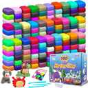 ESSENSON Air Dry Clay 180 Colors, Modeling Clay for Kids, DIY Molding Magic Clay for with Tools, Toys Gifts for Age 3 4 5 6 7 8+ Years Old Boys Girls Kids