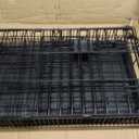 Amazon Basics Portable, Foldable Metal Wire Small Dog Crate with Removable Tray, Divider Panel, Single Door, Easy to Assemble, 24" x 18" x 20", Black